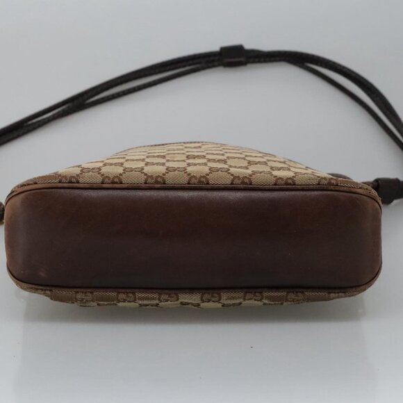 GUCCI GG Canvas Shoulder Bag Beige 109097 Auth 103594 - Picture 6 of 16